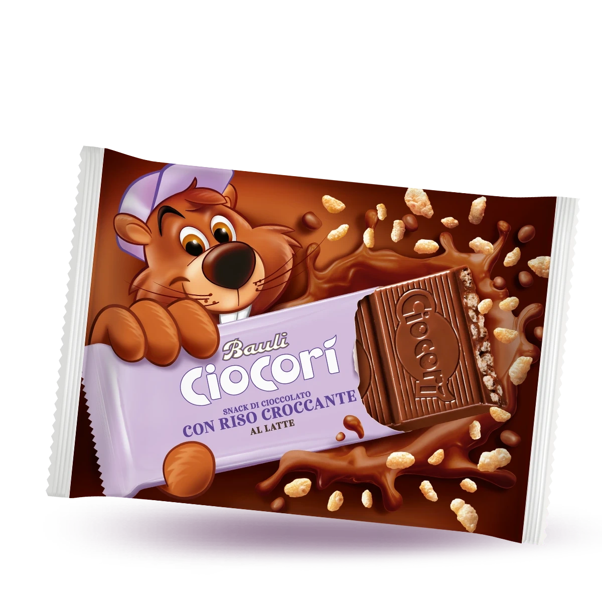 BAULI SNACK BARS CHOCOLATE MILK CIOCORI' MULTIPACK X5 110 GR (20 in a box)