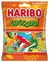 HARIBO CANDY COCCODRI' 175 GR (12 in a box)