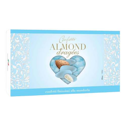 MAXTRIS CONFETTI ALMOND SKY BLUE 500 GR (6 in a box)