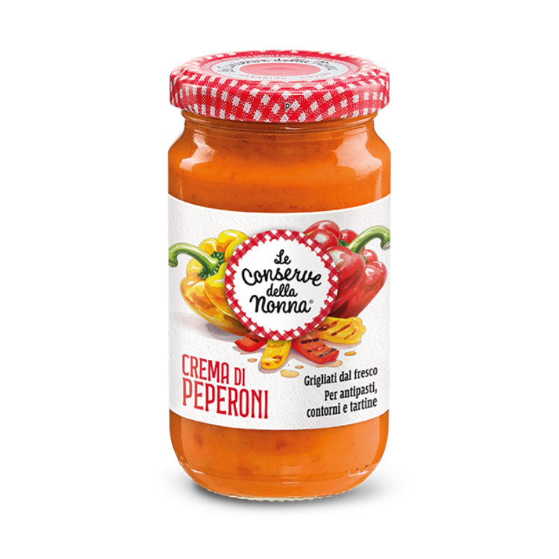 CONSERVE DELLA NONNA PATE' CREAM PEPPER 190 GR (6 in a box)