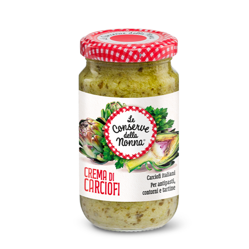 CONSERVE DELLA NONNA PATE' CREAM ARTICHOKES 190 GR (6 in a box)