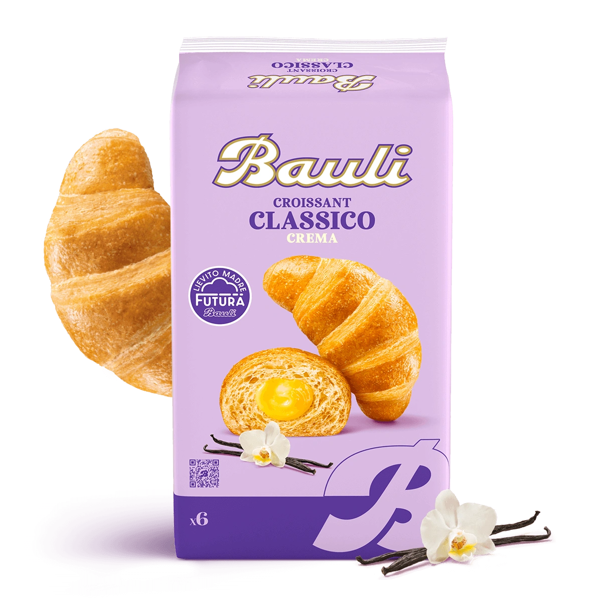 BAULI CROISSANT CREAM PASTICCERA X6 300 GR (12 in a box)