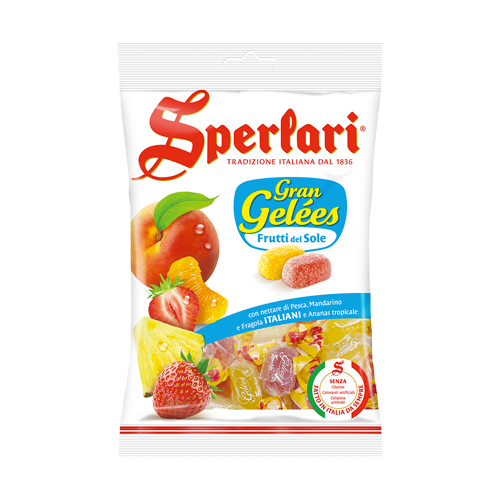 SPERLARI CARAMELLE GELEES ALLA FRUTTA 175 GR (18 in a box)