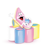 HARIBO CANDY CHAMALLOWS TUBOLAR COLORS 150 GR (12 in a box)