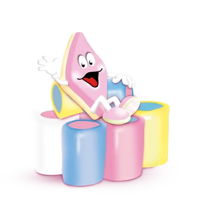 HARIBO CANDY CHAMALLOWS TUBOLAR COLORS 150 GR (12 in a box)