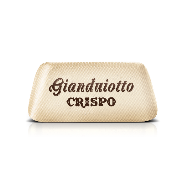 CRISPO PRALINES GIANDUIOTTO WHITE CHOCOLATE 140 GR (14 in a box)
