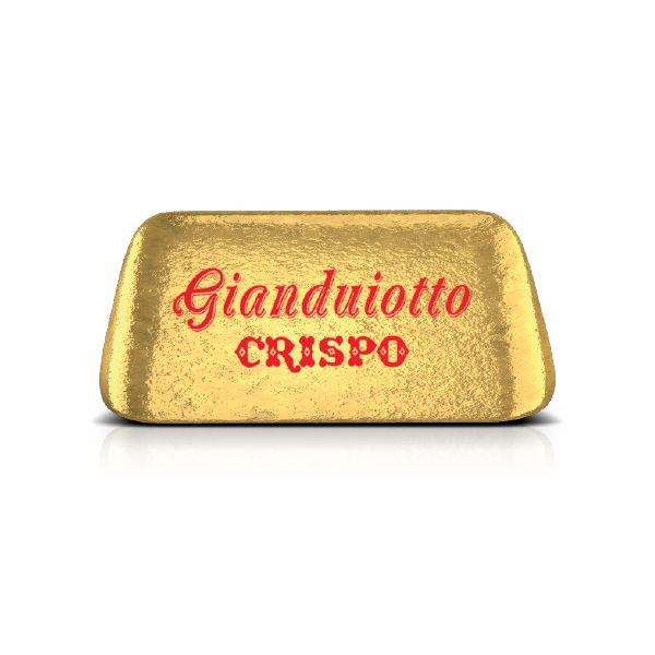CRISPO PRALINES GIANDUIOTTO MILK CHOCOLATE 140 GR (14 in a box)