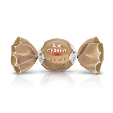 CRISPO PRALINES CHOCOLATE SALTED CARAMEL CREAM 250 GR (12 in a box)