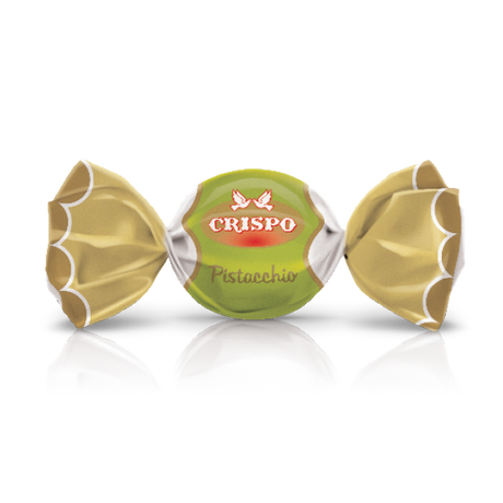 CRISPO PRALINES CHOCOLATE PISTACHIO CREAM 250 GR (12 in a box)