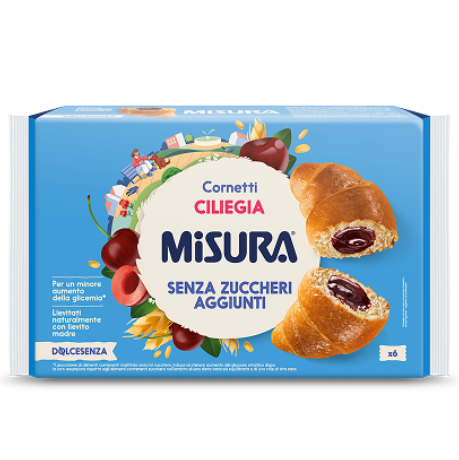 MISURA DOLCE SENZA CORNETTI CHERRY X6 298 GR (8 in a box)