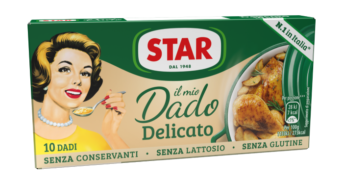 STAR BROTH CUBES DELICATE X10 100 GR (48 in a box)
