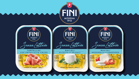 FINI STUFFED PASTA TORTELLINI WITH RAW HAM LACTOSE FREE 250 GR (8 in a box)