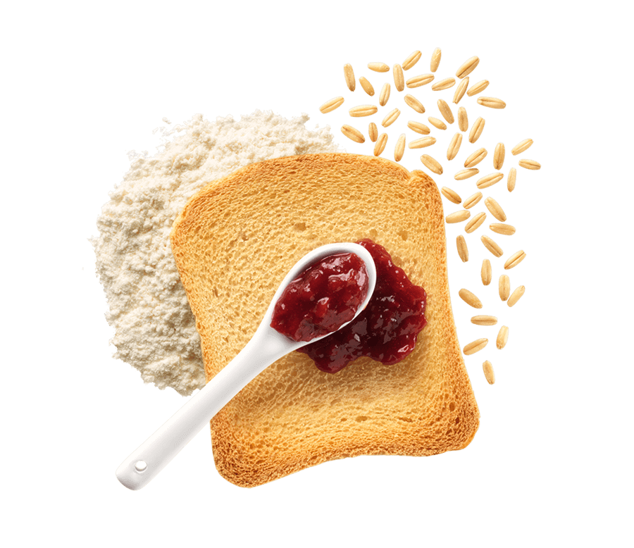 MISURA DOLCE SENZA BAKERY RUSKS FETTE BISCOTTATE X42 320 GR (12 in a box)