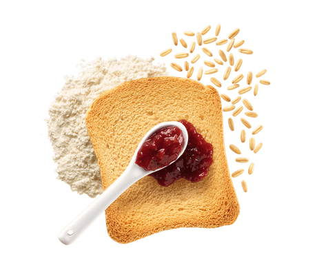 MISURA DOLCE SENZA BAKERY RUSKS FETTE BISCOTTATE X42 320 GR (12 in a box)