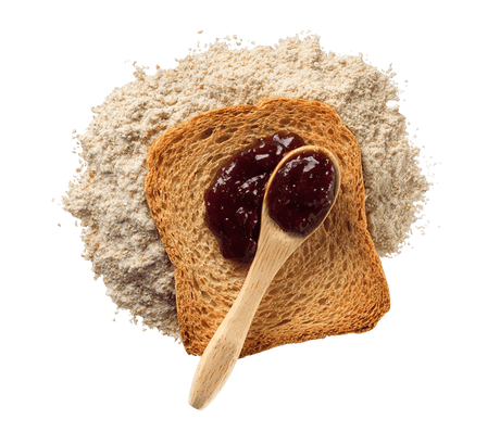 MISURA FIBRE EXTRA BAKERY RUSKS FETTE BISCOTTATE WHOLEMEAL X42 320 GR (12 in a box)