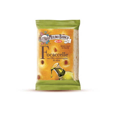 MULINO BIANCO FOCACCELLE WITH EXTRA VIRGIN OLIVE OIL X6 198 GR (9 in a box)
