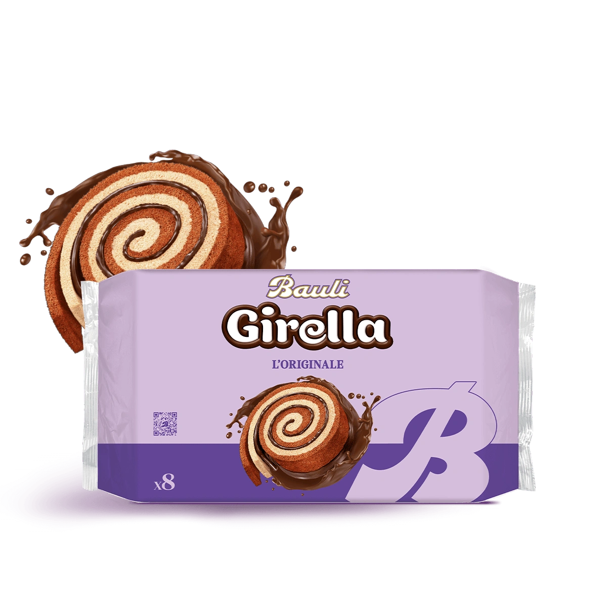 BAULI SNACK GIRELLA L'ORIGINALE X8 280 GR (12 in a box)