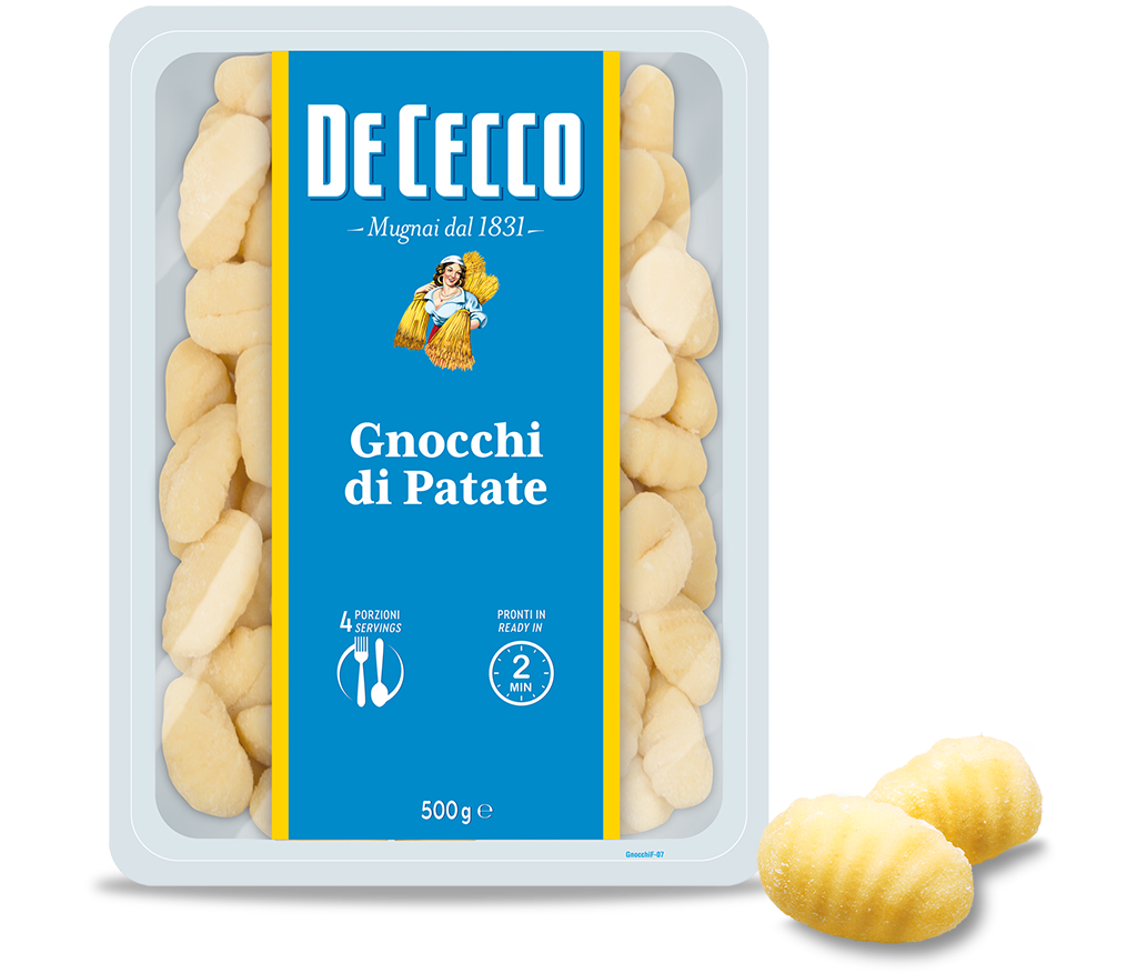DE CECCO FRESH PASTA GNOCCHI OF POTATOES 500 GR (12 in a box)