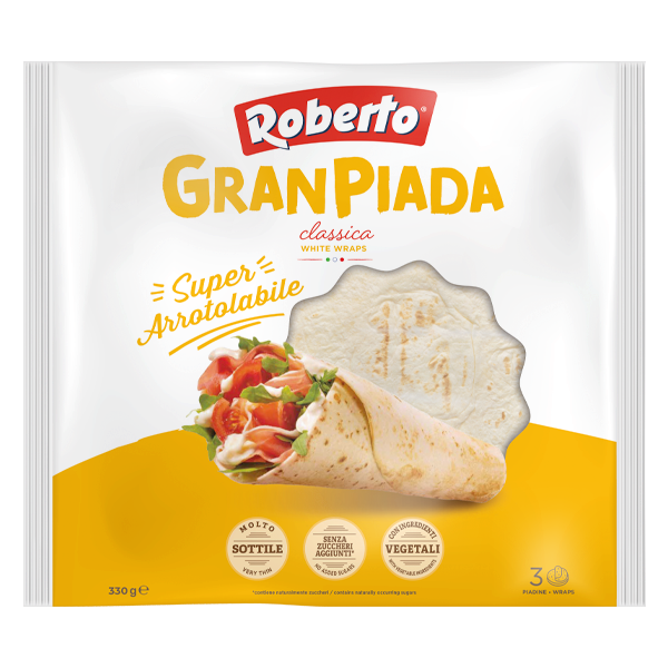 ROBERTO BAKERY GRAN PIADA CLASSIC X3 330 GR (10 in a box)