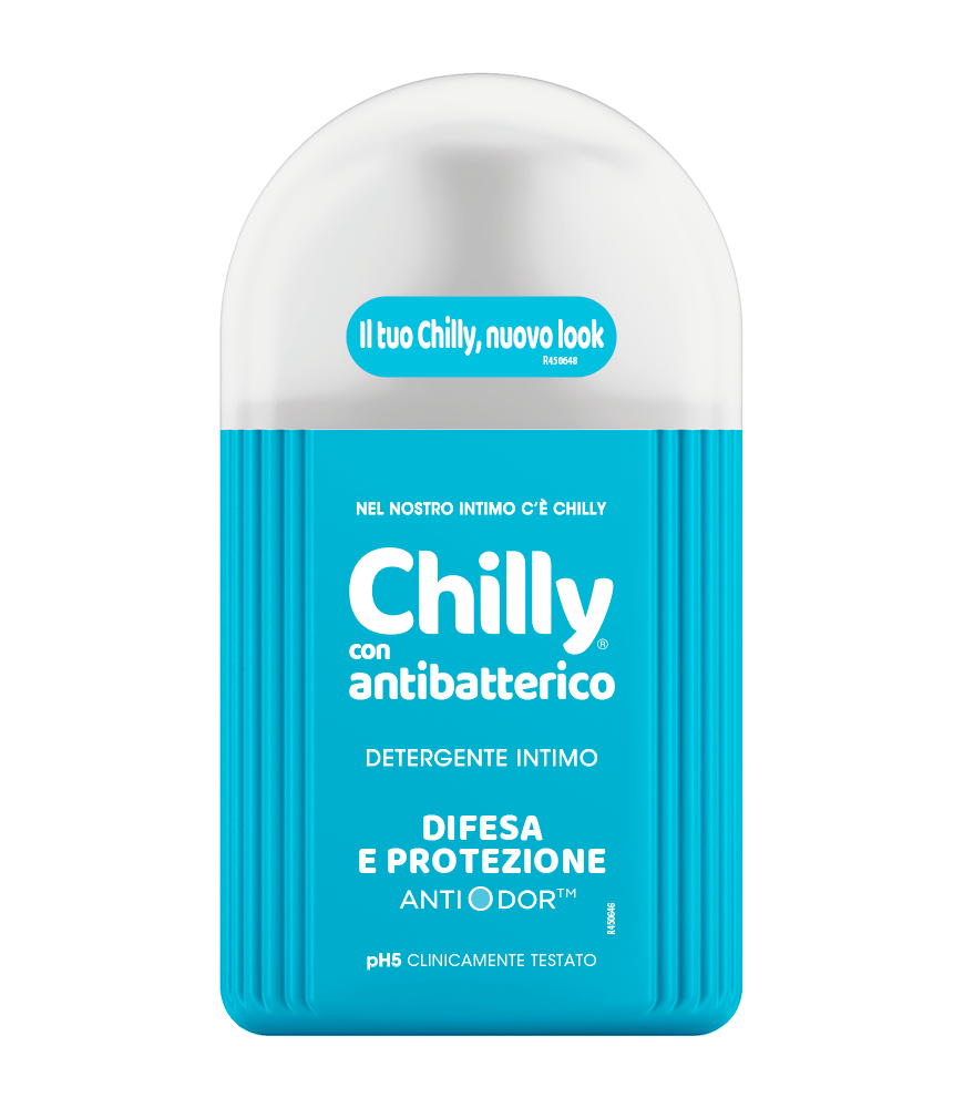 CHILLY INTIMATE WASH ANTIBACTERIAL BLUE X2 400 ML (6 in a box)