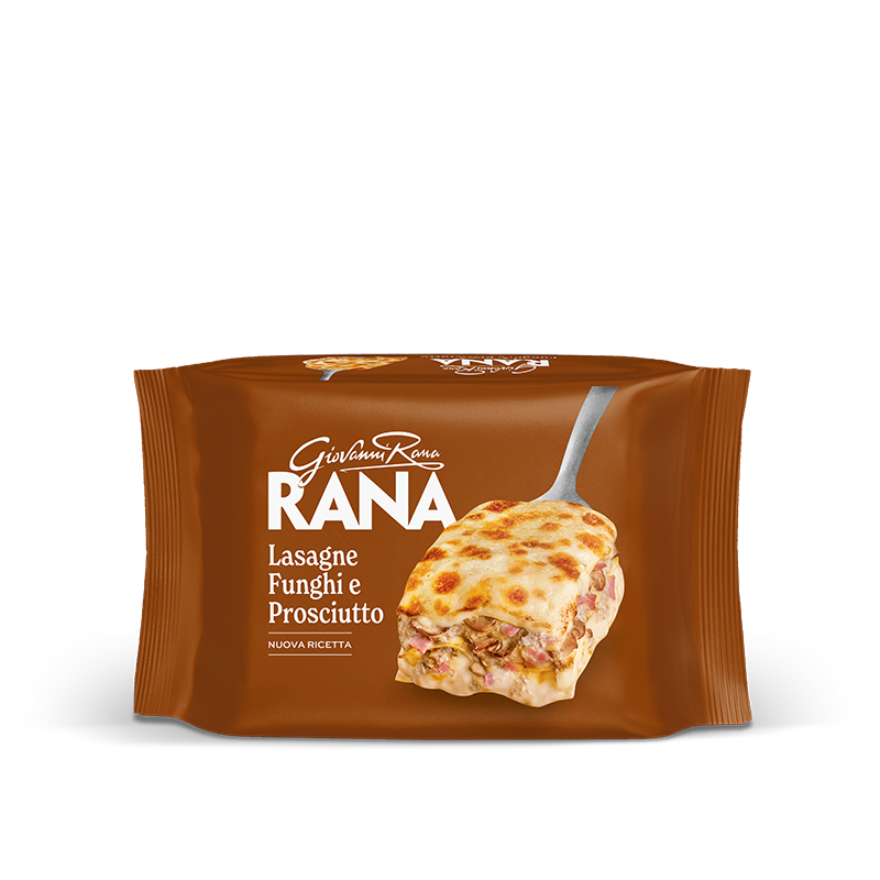 RANA FRESH READY MEALS LASAGNE MUSHROOMS AND HAM 350 GR (8 in a box)