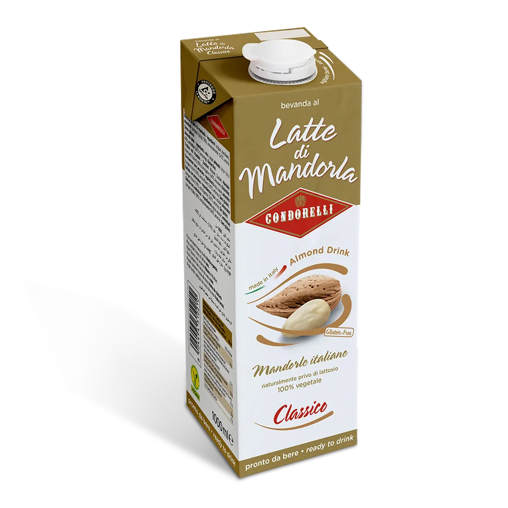CONDORELLI DRINK ALMOND MILK CLASSIC BRICK 1 LT (6 in a box)