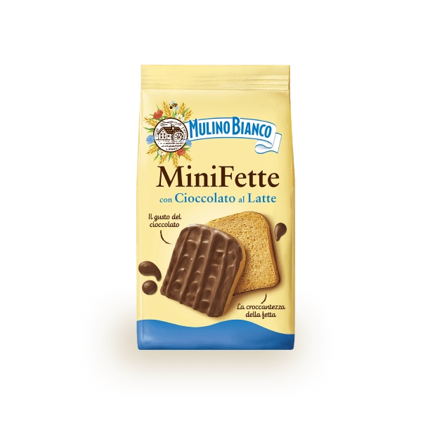 MULINO BIANCO MINIFETTE CIOCCOLATO AL LATTE 110 GR (10 in a box)