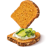 MISURA FIBRE EXTRA BREAD WHOLEMEAL PAN AVENA CARROTS SEEDS PUMPKIN AND SESAM BLACK 400 GR (8 in a box)