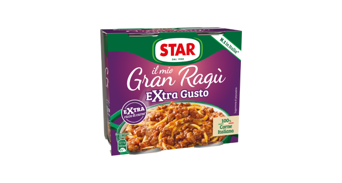 STAR GRAN RAGU' PASTA SAUCE EXTRA FLAVOUR TIN 180 GR X2 (12 in a box)
