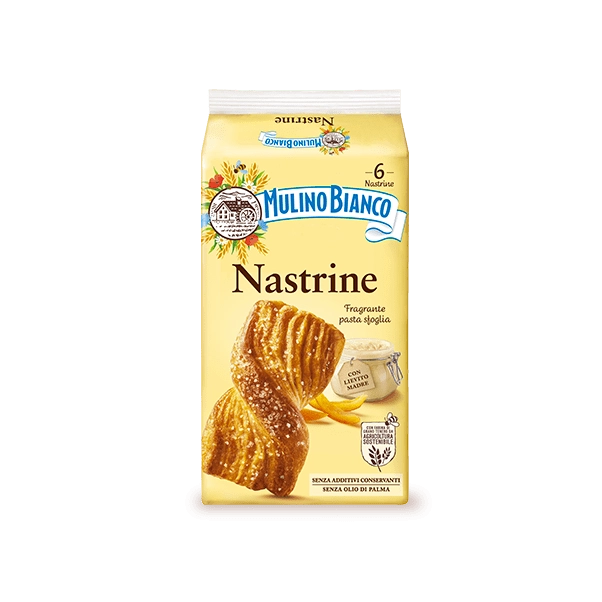 MULINO BIANCO SNACK NASTRINE X6 240 GR (12 in a box)