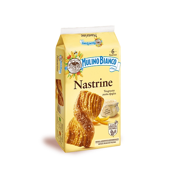 MULINO BIANCO SNACK NASTRINE X6 240 GR (12 in a box)