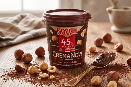 NOVI SPREAD CREAM DARK CHOCOLATE LACTOSE FREE 200 GR (12 in a box)
