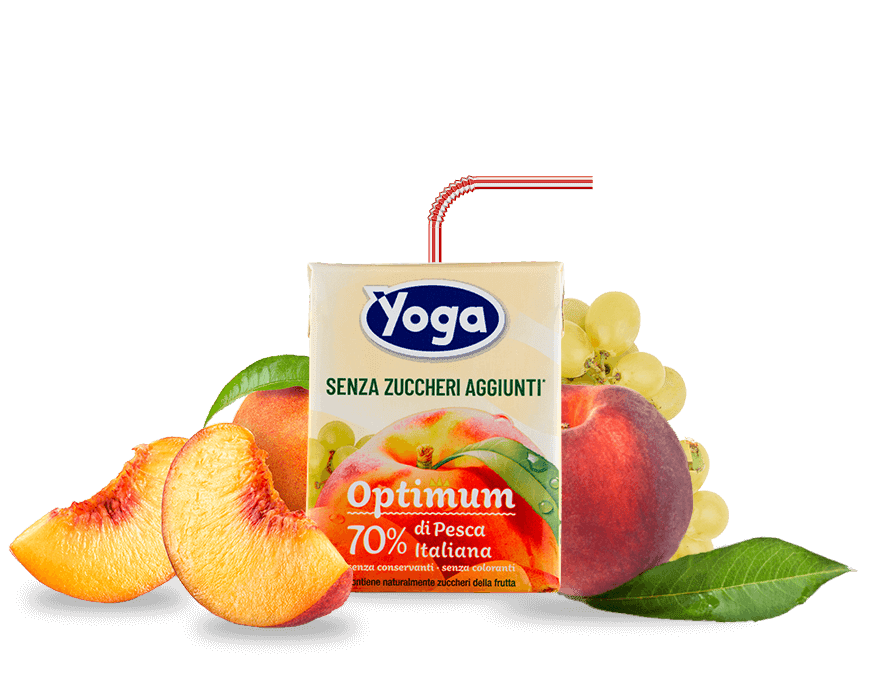 YOGA OPTIMUM SUGAR FREE FRUIT JUICE PEACH BRICK 200 ML X3 (8 in a box)
