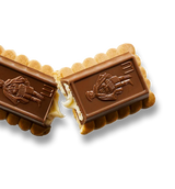 SAIWA ORO CIOK BISCOTTI CUORE DI LATTE MILK CHOCOLATE X6 120 GR (12 in a box)