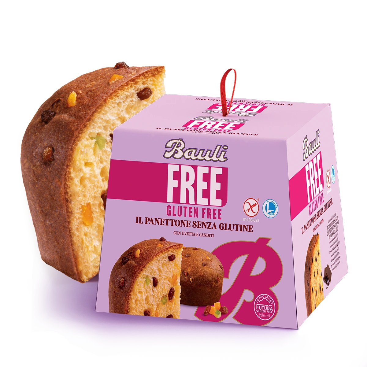BAULI PANETTONE CLASSICO GLUTEN FREE 400 GR (8 in a box)