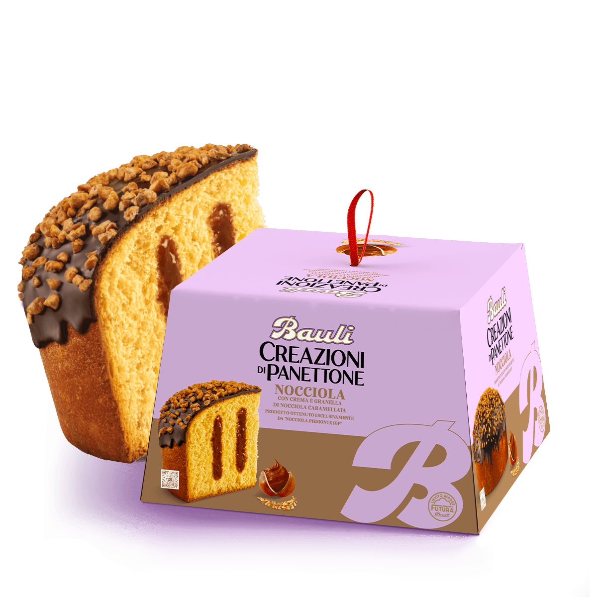 BAULI CREAZIONI DI PANETTONE HAZELNUT 750 GR (12 in a box)