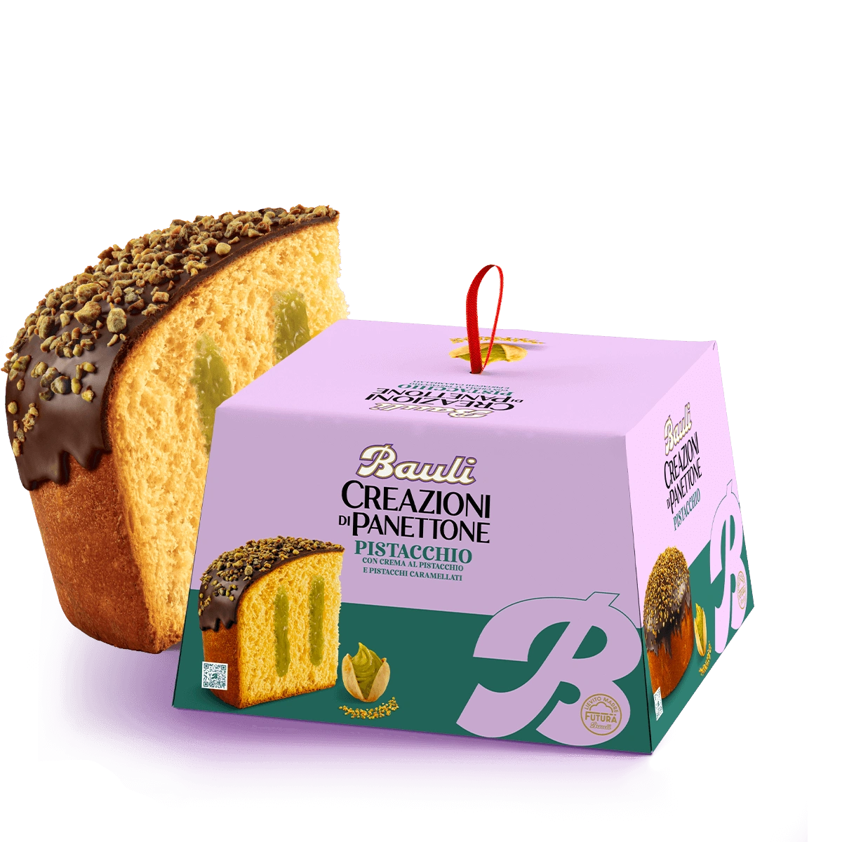 BAULI CREAZIONI DI PANETTONE PISTACHIO 750 GR (12 in a box)