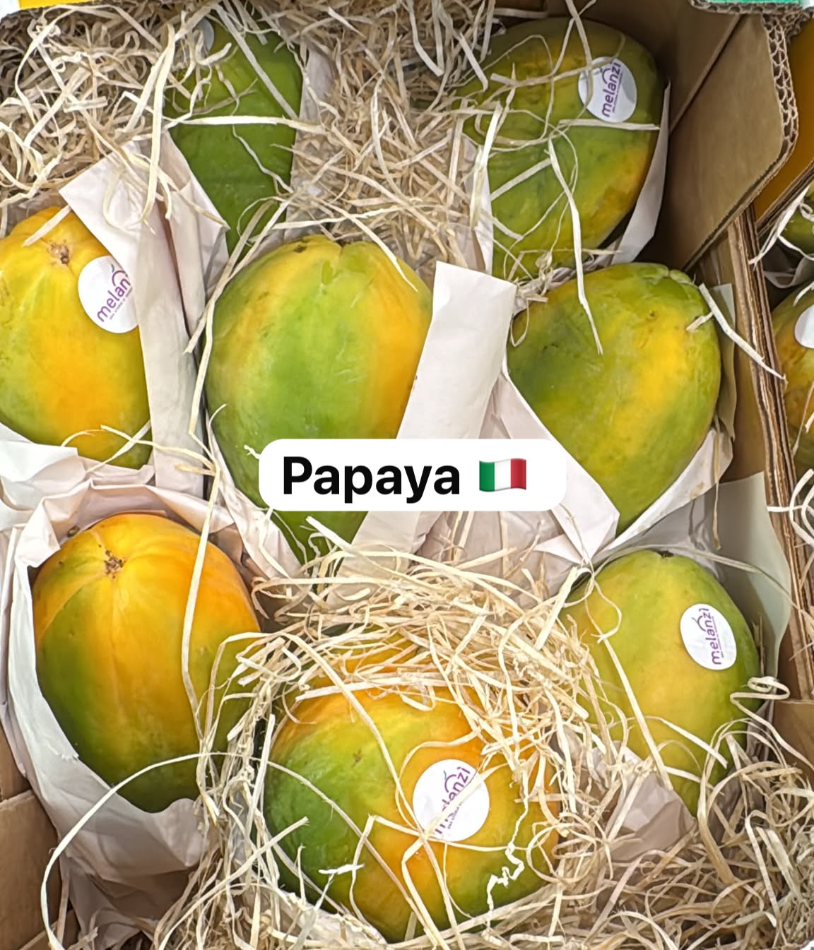 FRESH FRUITS PAPAYA ITALIAN £7.25 AL KG (APPROX 5 KG) - ONLY LONDON AREA