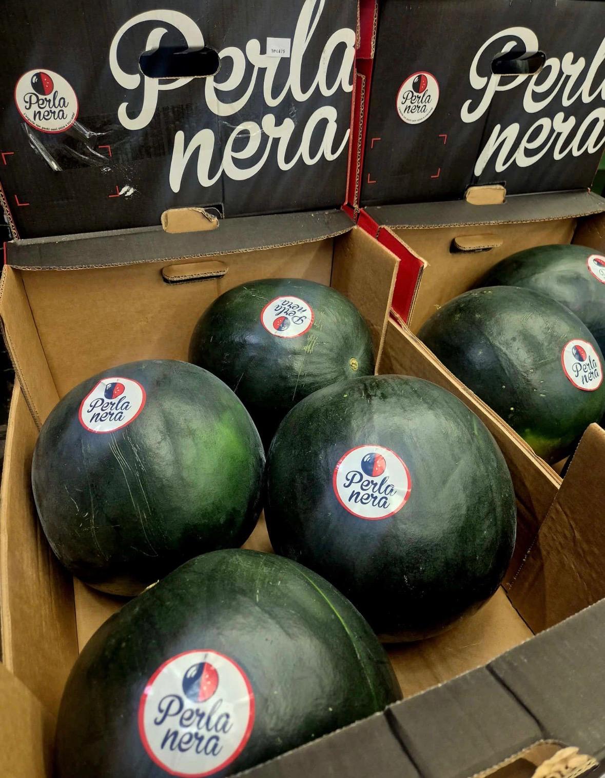 FRESH FRUITS WATERMELON PERLA NERA £2.68 AL KG (APPROX 18.6 KG) - ONLY LONDON AREA