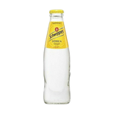 SCHWEPPES TONIC WATER GLASS 18 CL X4 (6 IN A BOX)