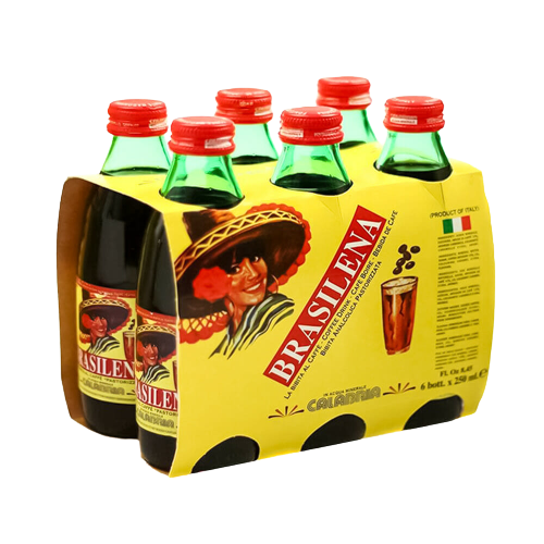 BRASILENA COFFEE SPARKLING DRINK GLASS 25 CL X6 (4 in a box)