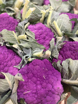 FRESH VEGETABLES CAULIFLOWER PURPLE £3.31 AL KG (APPROX 8.25 KG) - ONLY LONDON AREA