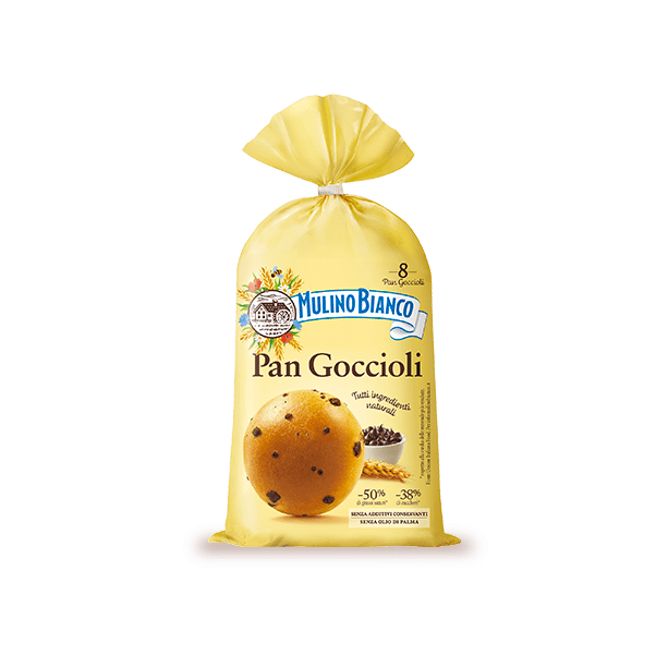 MULINO BIANCO BREAD SNACK PAN GOCCIOLI X8 336 GR (12 in a box)
