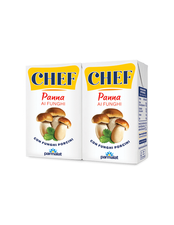 PARMALAT CHEF PANNA MUSHROOMS X2 250 GR (18 in a box)