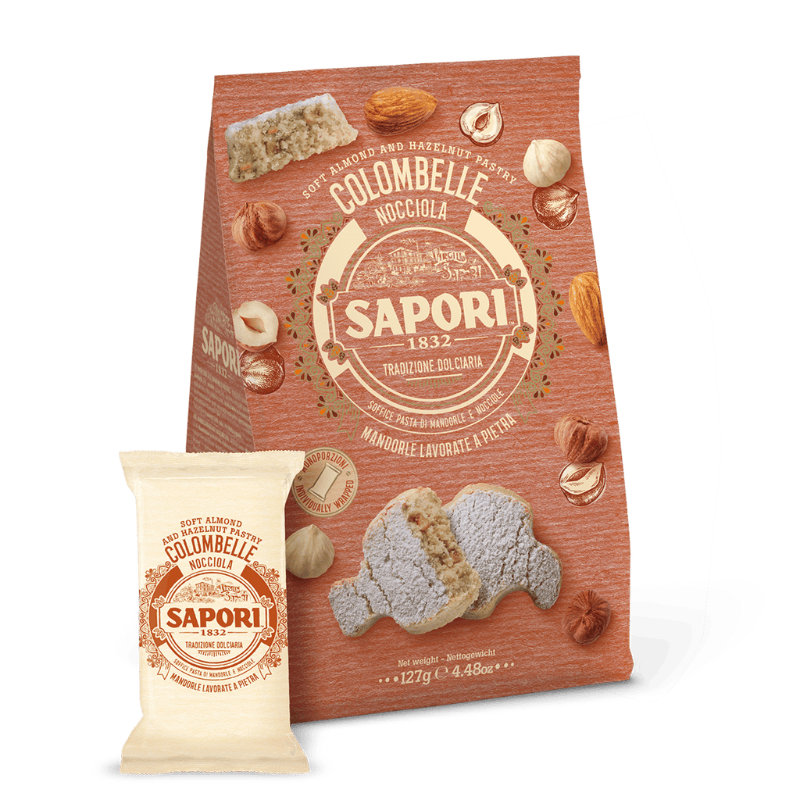 SAPORI BISCOTTI COLOMBELLE HAZELNUT 127 GR (20 in a box)