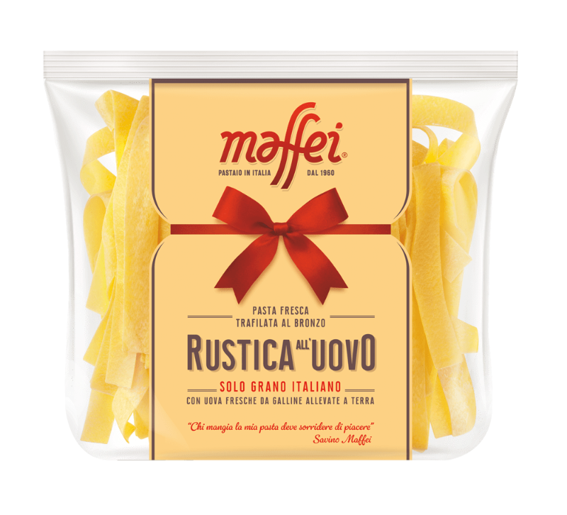 MAFFEI FRESH EGG PASTA RUSTICA PAPPARDELLE 250 GR (12 in a box)