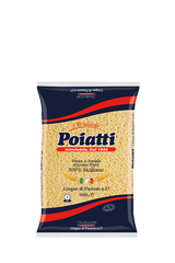 POIATTI PASTINA DI SEMOLA LINGUE DI PASSERO N.17 1 KG (12 in a box)