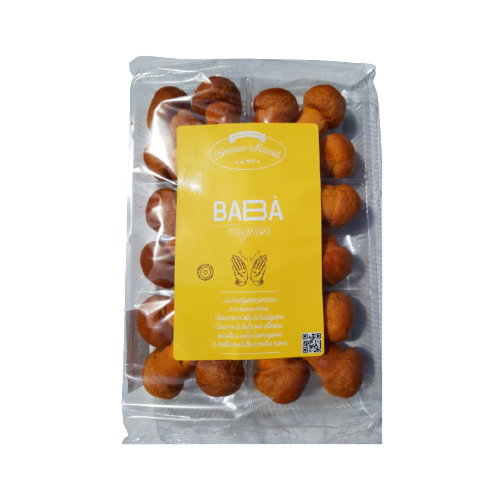 BISCOTTIFICIO MASCOLO DESSERT BABÁ MIGNON 150 GR  (10 in a box)