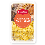 SCOIATTOLO STUFFED PASTA RAVIOLINI WITH VEAL 200 GR (6 in a box)