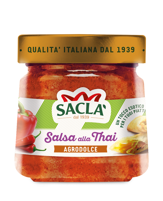 SACLA' SAUCE THAI SWEET AND SOUR GLASS 212 GR (6 in a box)
